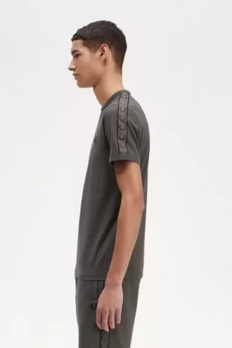 Kontrast Bantlı Zil Erkek Tişörtü