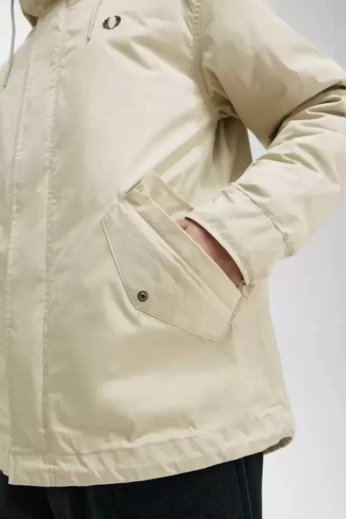 Kısa Dolgulu Erkek Parkası