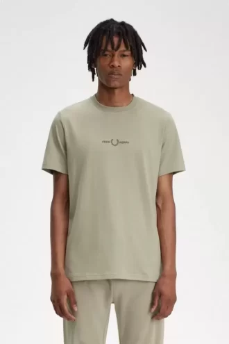 İşlemeli Erkek Tişörtü