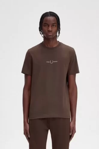 İşlemeli Erkek Tişörtü