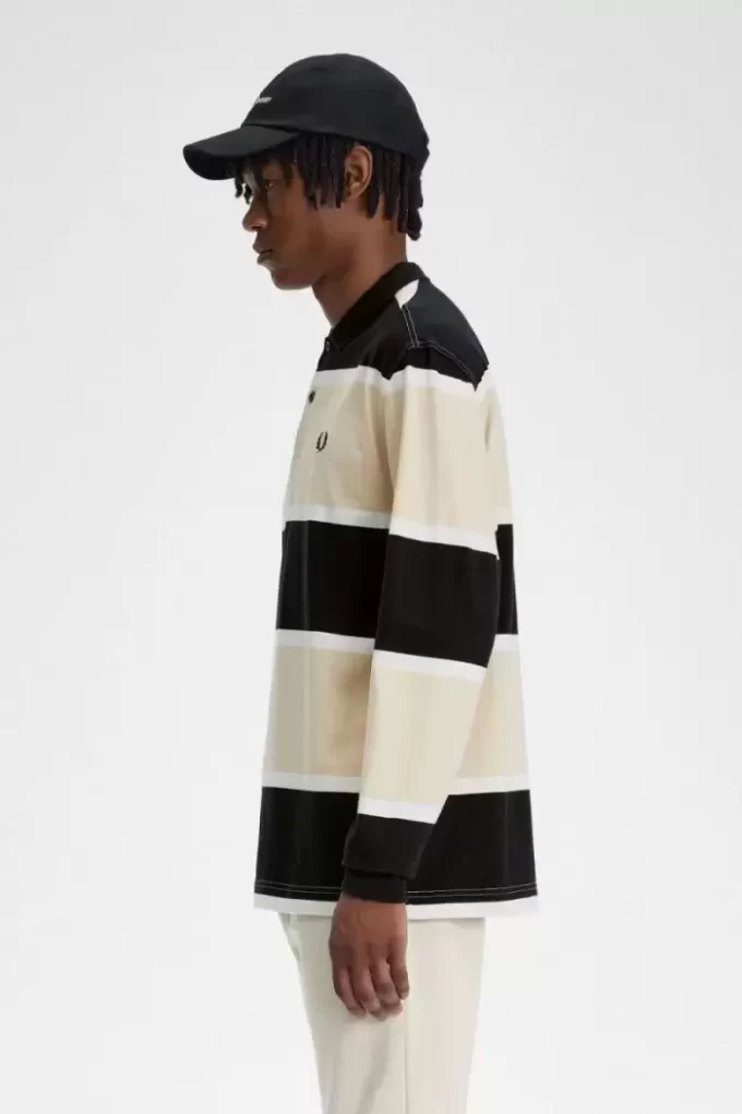 Rahat Çizgili Erkek Polo Tişörtü