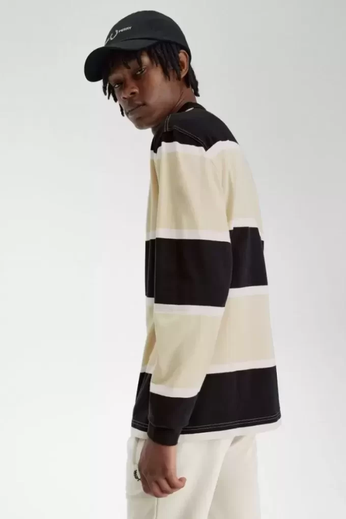 Rahat Çizgili Erkek Polo Tişörtü