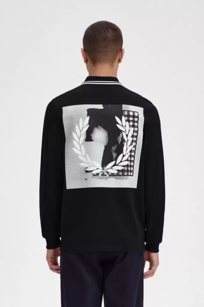 Rave Grafik Uzun Kollu Erkek Gömleği