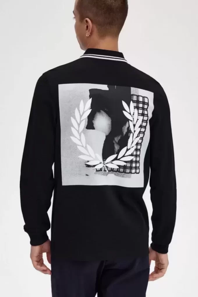 Rave Grafik Uzun Kollu Erkek Gömleği