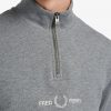 Renk Bloklu Yarım Fermuarlı Sweatshirtler