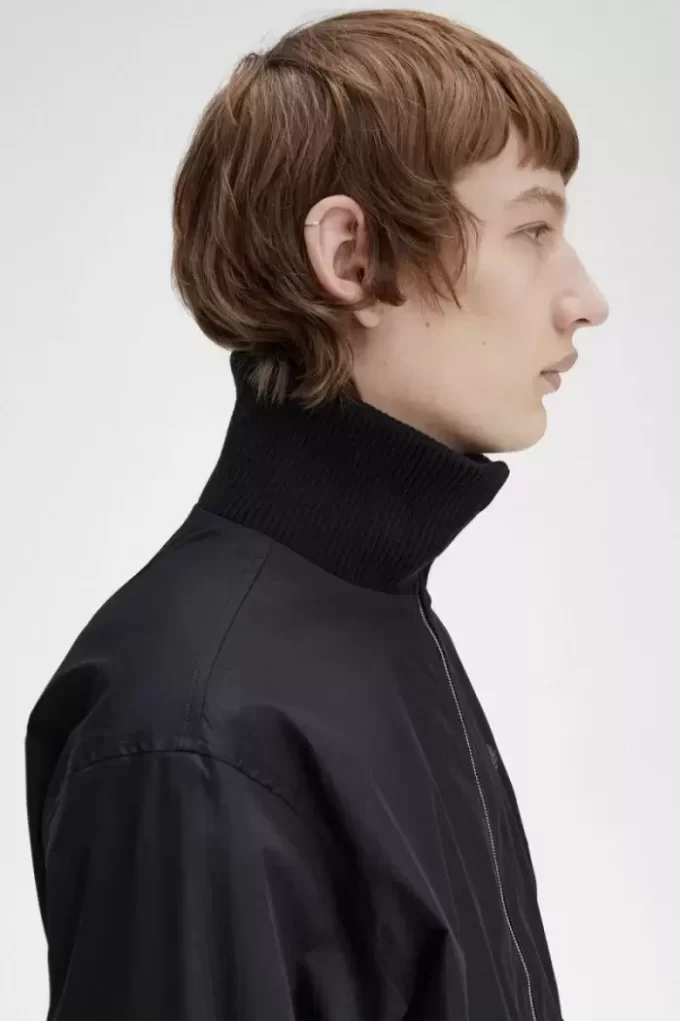 Örme Kaburga Tenis Bombacı Ceketleri Erkek