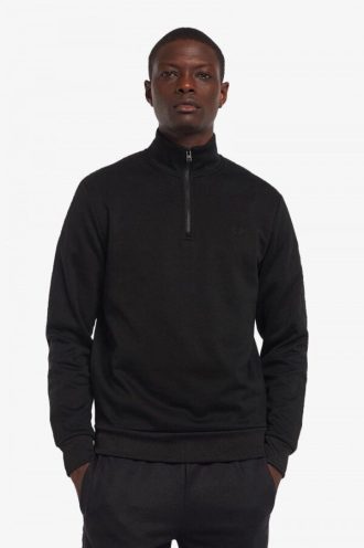 Tonal Bantlı Yarım Fermuarlı Sweatshirtler