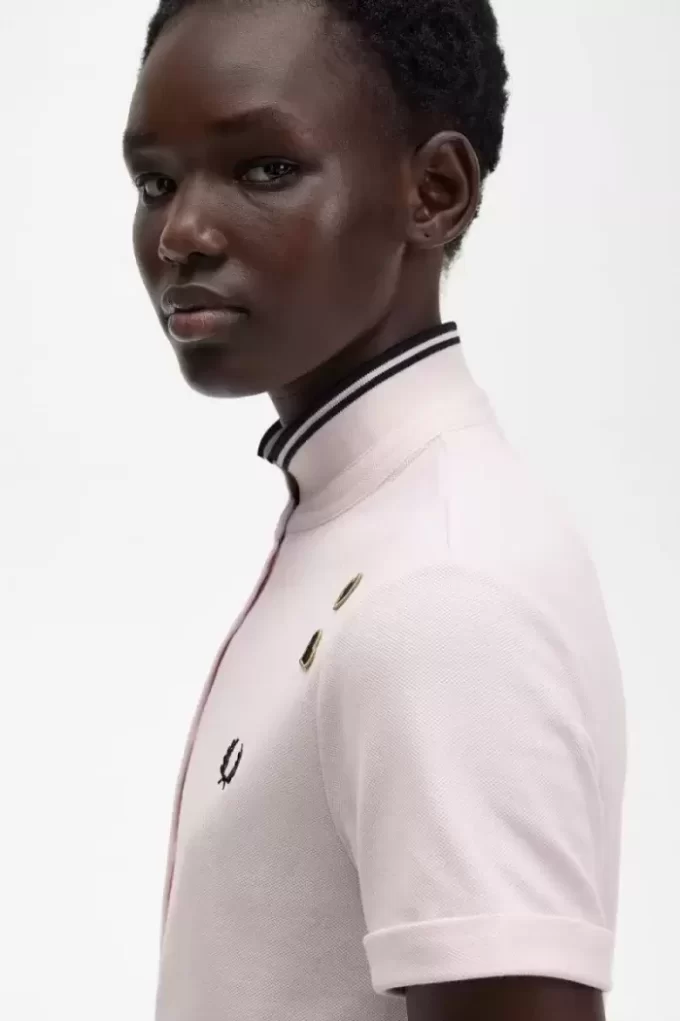 Uçlu Piqué Kadın Polo Tişörtü Uçlu Piqué Kadın Polo Tişörtü