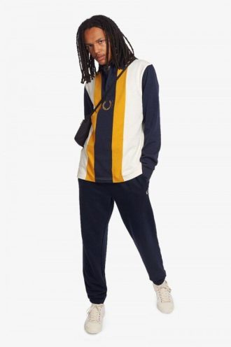 Uzun Kollu Çizgili Ragbi Gömlekleri