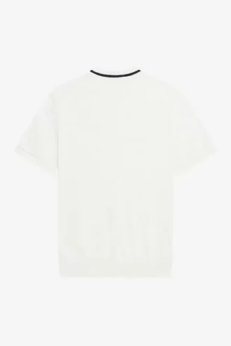 Yeniden Üretilen Yuvarlak Yaka Piqué Erkek Tişörtü