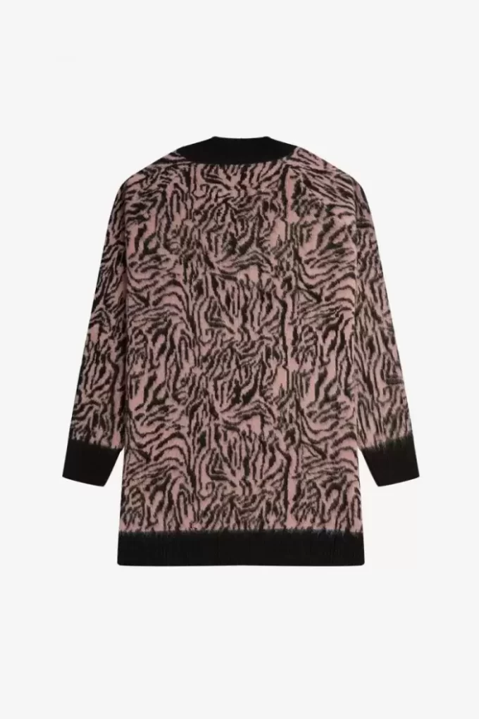 Zebra Örgü Kadın Elbisesi