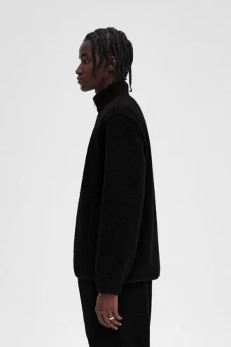 Zip Through Borg Polar Erkek Sweatshirtleri